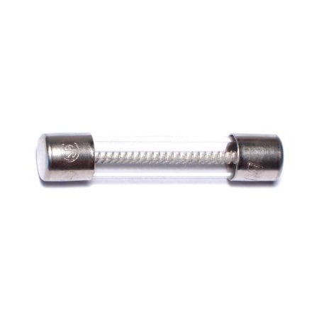 Midwest Fastener Glass Fuse, MDL Series, Time-Delay, 6A, 250V AC, 5 PK 67275